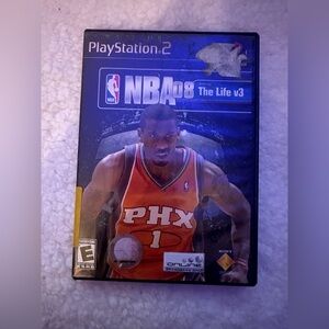 NBA 08 The Life v3 PlayStation 2 Game - Blue Cover